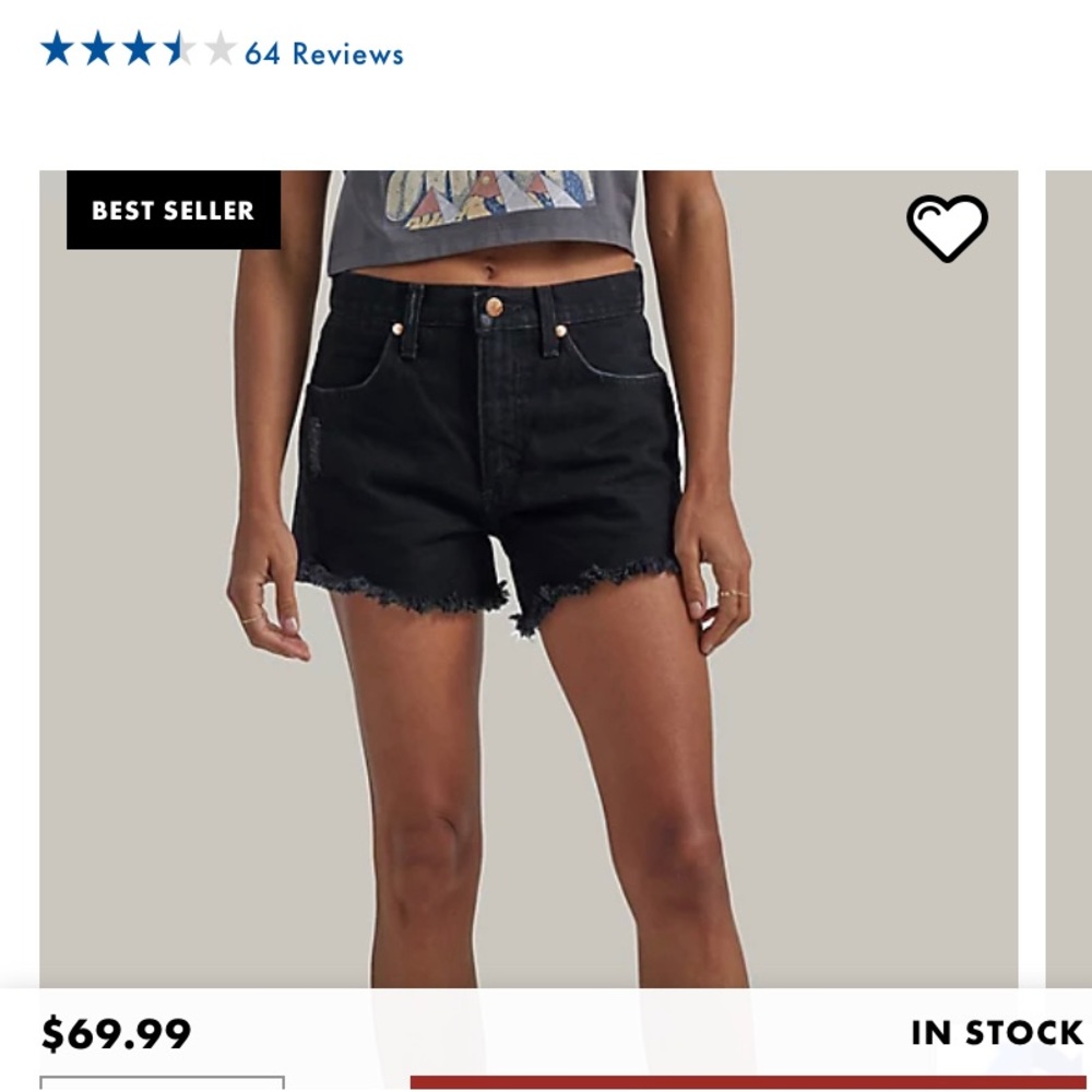 Wrangler Reworked Cut Off Shorts